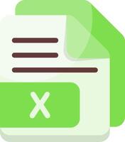 Spreadsheet file Icon vector