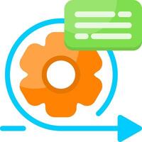Agile Methodology Flat Icon vector