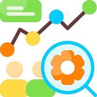 Target Market Flat Icon vector