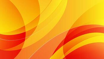 Abstract Orange and Yellow Gradient Background vector