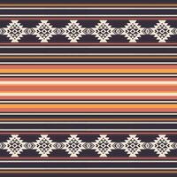 Traditional aztec southwest stripes pattern. Aztec southwestern Navajo stripes seamless pattern. Ethnic geometric pattern use for fabric, textile, home decoration elements, upholstery, etc. vector