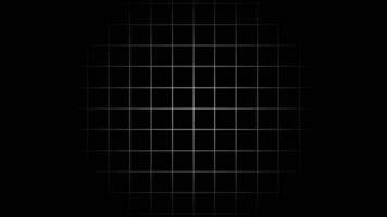 Light fading on a grid pattern animation. Motion video