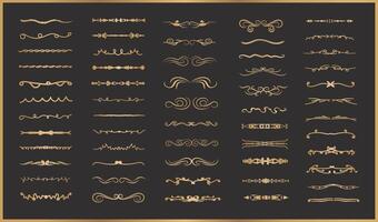 set of lines vector