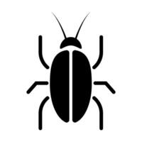 cockroach insect icon for graphic design, logo, web site, social media, mobile app, ui illustration. vector