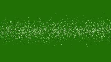 abstract blue tech particle data flow futuristic network digital wave animation background video