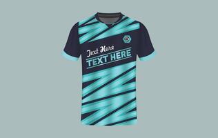 Jersey blue black vector