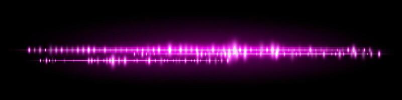 Sound wave background with pink color vector