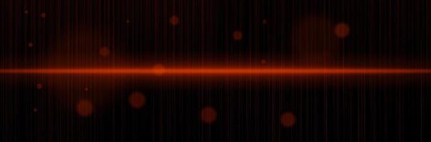A red light is shining on a black background vector