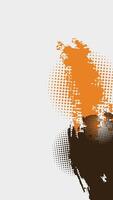 simple and abstract halftone grunge background vector