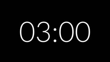 60 second stopwatch timer in clean black background suitable for daily routines, exercise, or focus sessions video