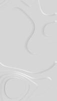 elegante branco minimalista abstrato fundo com ondulado transformando vidro efeito. limpar \ limpo moderno Projeto. cheio hd e looping vertical líquido movimento animação. video