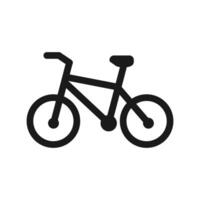 Bicycle icon on white background. stock illustration vector