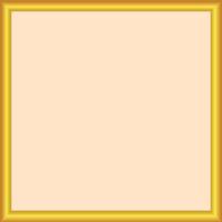Golden photo frame icon. Gradient smooth material. Simple illustration. vector
