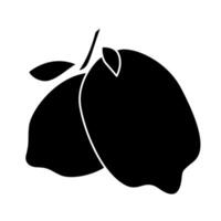 Flat lemon icon vektor design templete vector