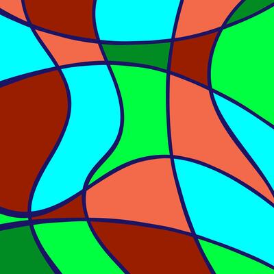 retro groovy backgrounds. colorful poster with wavy, swirl, and cross line background