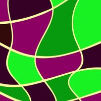 Abstract art background with colorful waves. Trendy illustration in style retro 60s, 70s vector