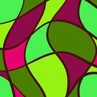 Groovy hippie 70s backgrounds. Waves, swirl, twirl pattern. wave and cross line texture in trendy retro psychedelic style. Y2k aesthetic. vector
