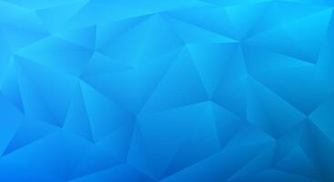 abstract blue low-poly background with clean geometric triangle shapes. vector