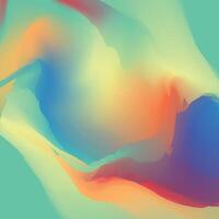 A bold and vibrant artistic depiction featuring smoothly transitioning gradient waves, showcasing a dynamic and modern color palette. Perfect for creative, artistic, and contemporary design themes. vector