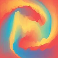 Colorful abstract gradient composition blending vivid warm tones for a vibrant visual impact, evoking creativity and energy. Perfect as a design background or artistic visual element. vector