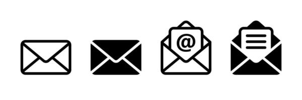 Mail icon set. Email icon . E-mail icon. Envelope icon vector