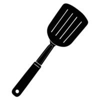 spatula on white background. vector