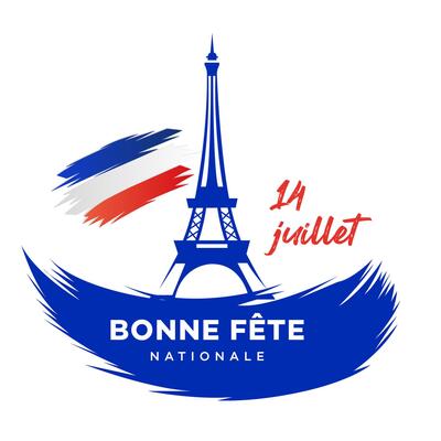 France Bastille Day 14 Juillet Bonne Fte Nationale Eiffel Tower