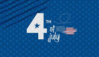 Fourth of July Celebration Stars, Stripes, and American Patriotism vector