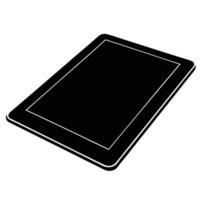 Tablet computer icon vector