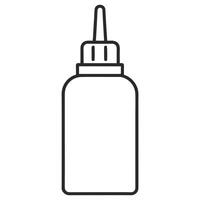 Glue bottle icon line art design vector