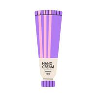 Tube of hand cream. Flat illustration isolated on white background. vector