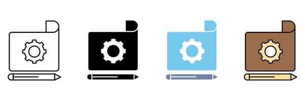 prototype concept icon. Simple element illustration. vector