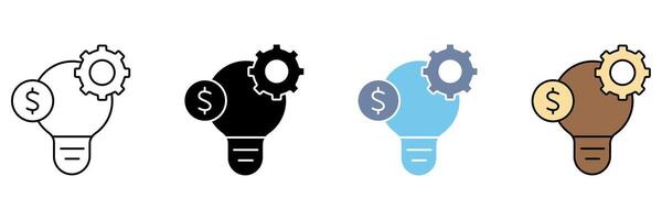 crowd funding concept line icon. Simple element illustration. vector