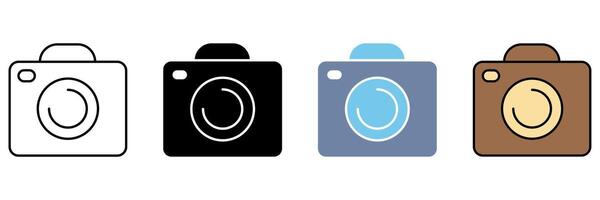 camera concept icon. Simple element illustration vector