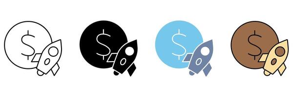 startup concept line icon Simple element illustration. vector