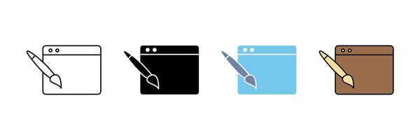 design concept line icon. Simple element illustration vector