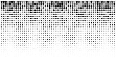Polka dot pattern. Half tone subtle blob texture. Geometric pixel grid gradient. Tech point square design. Comic seamless disperse grange mosaic. Circle degrade graphic effect, fluid screen fade shape vector