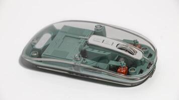 Computer transparent mouse isolated. photo