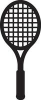Racket shape design vector