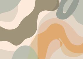 Abstract hand drawn retro styled background design vector