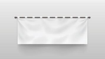 a white color textile sheet with shadow vector