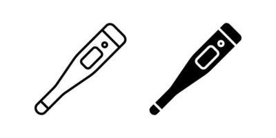 Thermometer icon set. for mobile concept and web design. illustration on white background vector