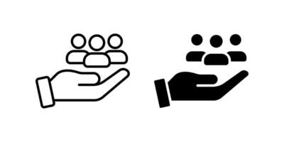 Set of Team icons. for mobile concept and web design. illustration on white background vector