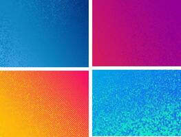 Abstract background spotted halftone effect vector