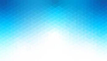 Polygonal blue triangle mosaic gradient background art for print and wall decor vector