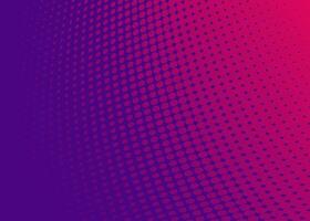 Purple Halftone Background. Magenta gradient dots abstract pattern. vector