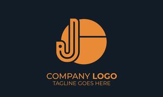 Custom J Initial Logo Design for Personalized and Professional Brand Identity Solutions vector