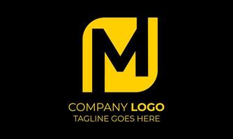 M-Initial Logo Design for Unique Business Identities vector