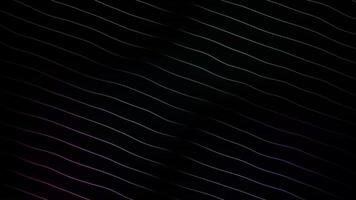Dynamic Abstract Background Animation Wavy Diagonal Lines with Rainbow Gradient Color Transition on Black video