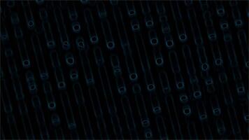 Abstract Dark Background with Glowing Blue Digital Pattern Futuristic Shapes and Lines Animation video